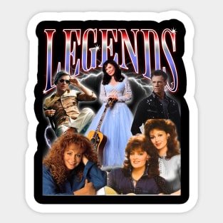 90s Country Legends Sticker